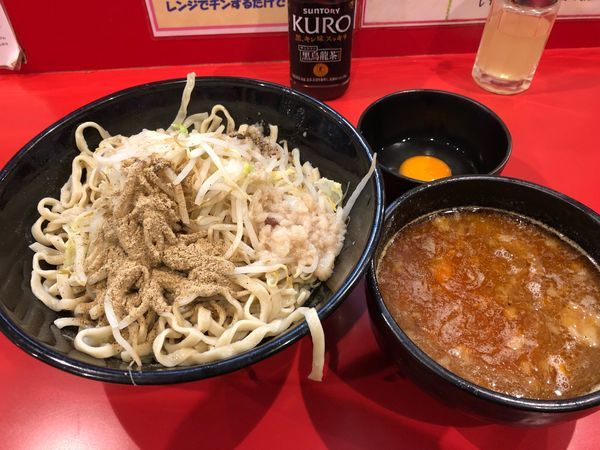 「辛いつけ麺300g アブラ魚粉しびれ」@麺屋 桐龍の写真