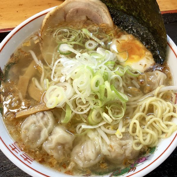 「塩ワンタン麺」@麺家 香湯らーめんの写真