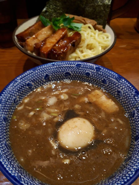 「特製煮干しつけ麺熱もり大盛」@麺や百日紅の写真