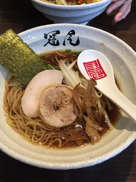 「鶏醤油拉麺」@拉麺 冠尾 武蔵小山の写真