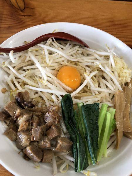 「まぜそば」@麺や 万福 ma.n.pu.kuの写真