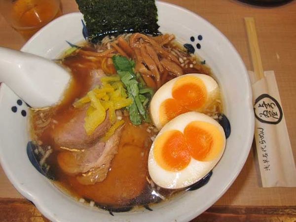 「ちゃーしゅうめん　950円＋双子の味玉　100円」@与ろゐ屋の写真