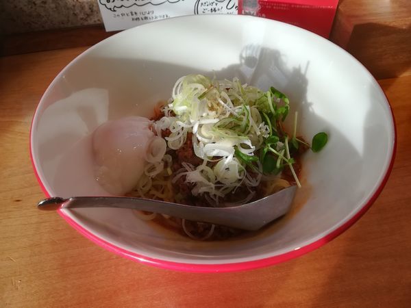 「広島流汁なし担々麺(1辛)」@アヒル家の写真