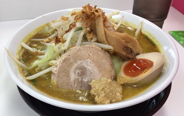 「特製カレーラーメン＋小ライス(850円＋100円)」@麺屋 小林の写真