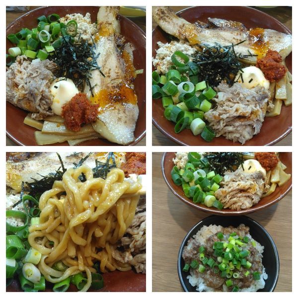 「味噌ませそば大盛り+牛すじご飯」@麺家 Shumen Doushiの写真