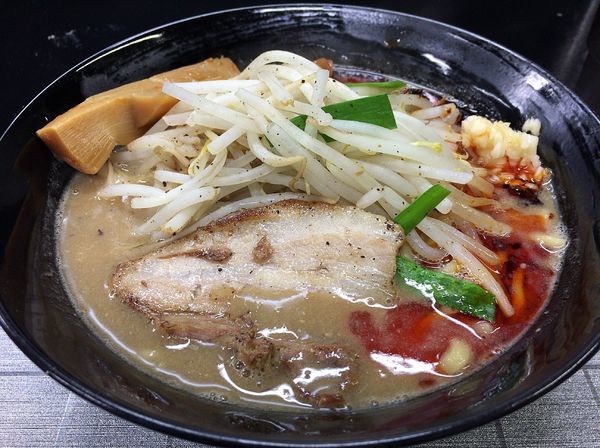 「辛味噌（800円）ニンニク有り」@味噌乱舞の写真