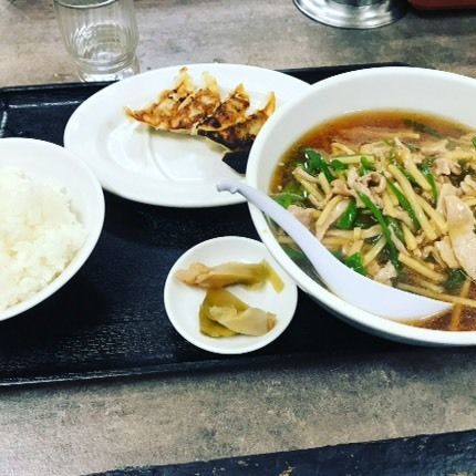 「肉絲麺」@中華丸八の写真