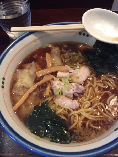 「ワンタン麺 620円」@東京ラーメン つなふじの写真