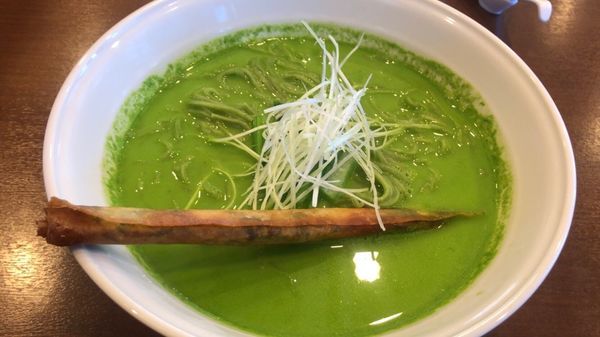 「小松菜クリーミーラーメン 大盛」@中華 ひろやの写真