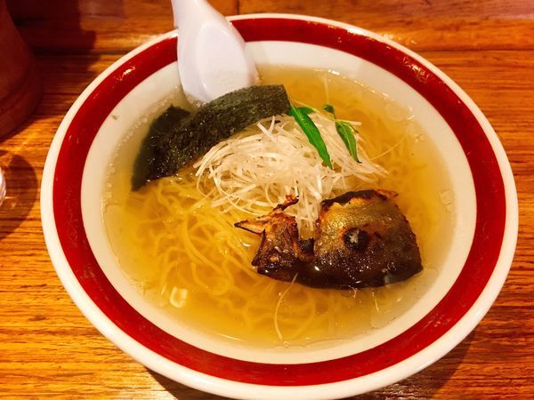 「鮎ラーメン＋味付たまご」@鮎ラーメン 二子玉川店の写真