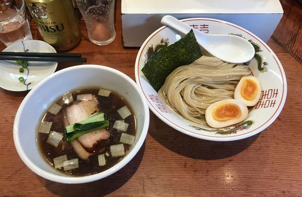 「濃厚昆布水の淡麗つけ麺＋味玉」@麺処 ほん田の写真