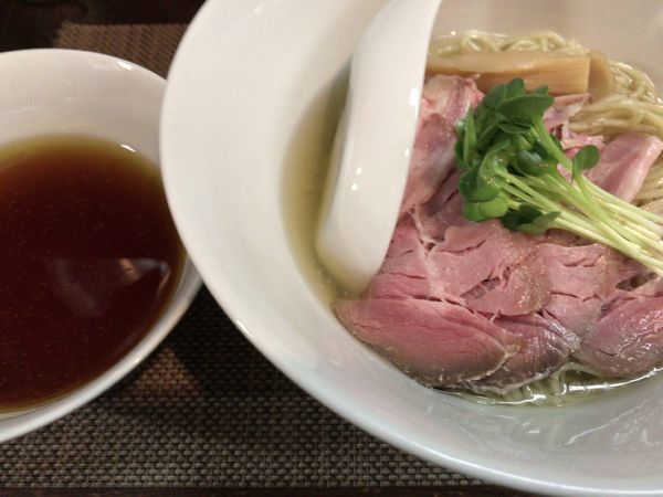 「限定：昆布と鰹のつけそば1000円1.5玉」@神保町黒須の写真