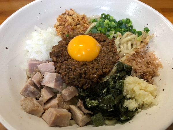「【限定】肉味噌まぜそば800円」@麺屋 むじゃきの写真