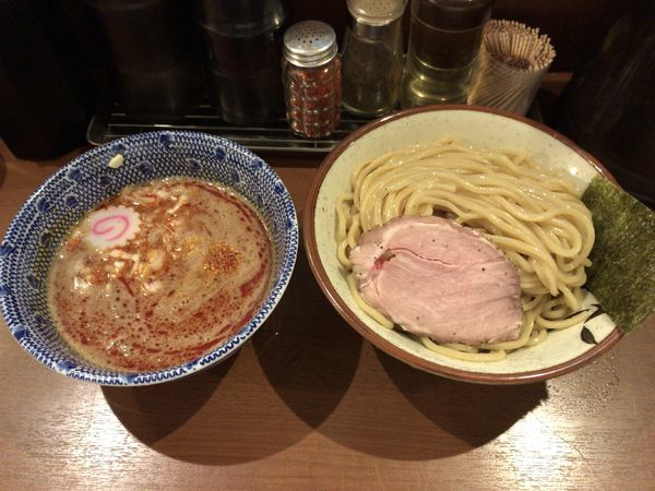 「辛つけ麺(800円)」@俺の麺 春道の写真