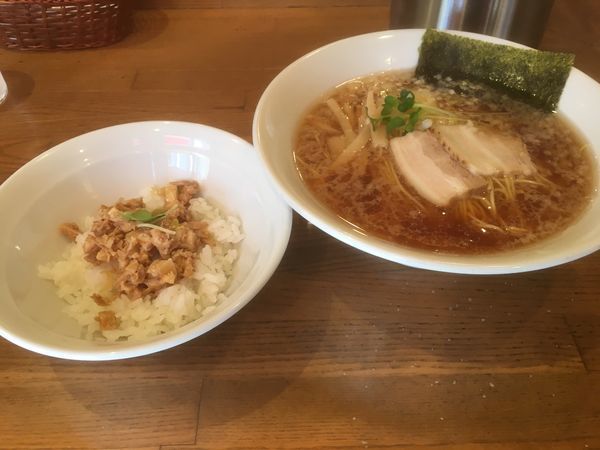 「醤油ラーメン Aセット」@らーめん雅ノ屋の写真