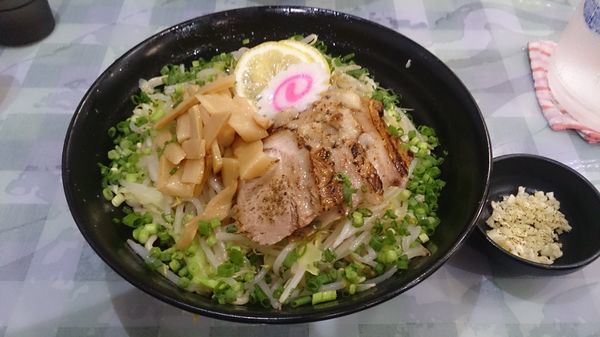 「冷やし汁なし塩 850円」@ラーメン 富次郎の写真