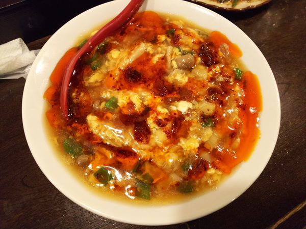 「酸辣湯麺　800円」@立ち呑み居酒屋 金町製麺の写真