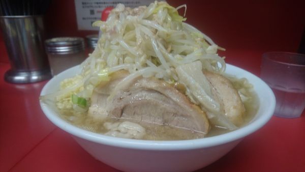 「小ラーメン(ニンニクヤサイマシアブラ)」@ラーメン二郎 桜台駅前店の写真