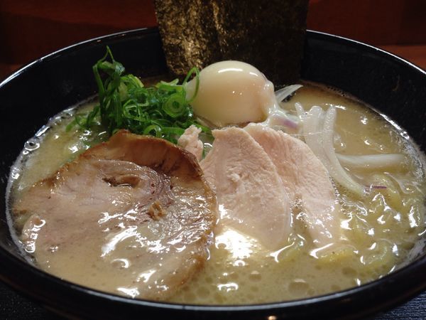「超濃厚鶏白湯つけ麺」@ばりかた屋 武蔵小山店の写真