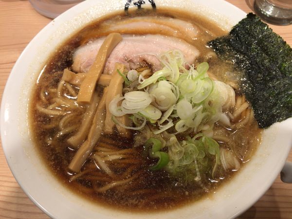 「旨味醤油そば(麺大盛)」@つけめん玉 品達店の写真
