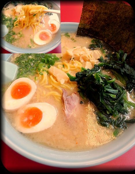 「プレミアム塩豚骨」@ラーメン山岡家 常陸大宮店の写真