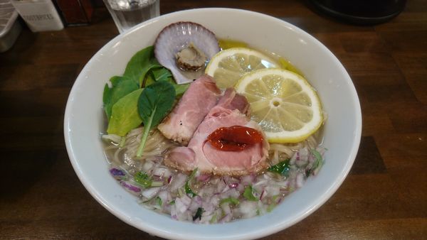 「【限定】トリュフ香る冷たい貝節潮そば」@CLAM＆BONITO貝節麺RAIKの写真
