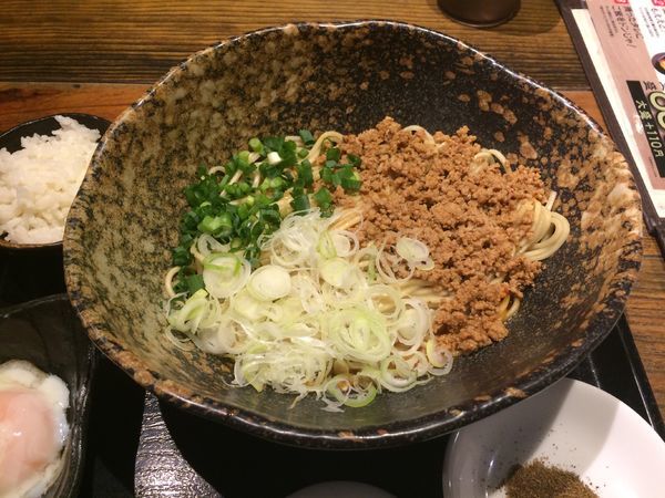 「広島汁なし担々麺（限定）」@三ツ矢堂製麺 上福岡店の写真