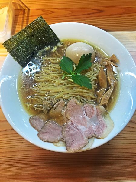 「味玉中華そば」@純水煮干し中華そば 匠庵の写真