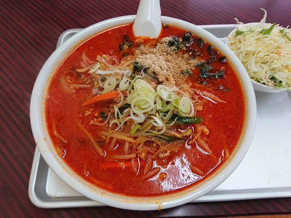 「雷らーめん 中辛 730円」@純手打ラーメン五十番の写真