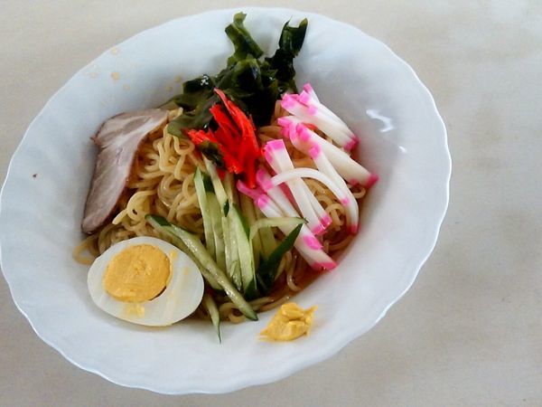 「冷し中華(並盛)500円」@そば・うどん 八起家 西口店の写真