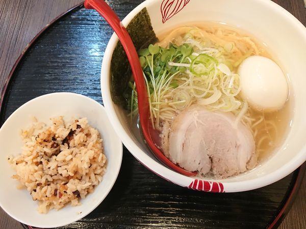 「味玉しおらーめん」@麺処 あす花の写真