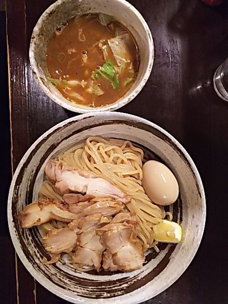「味玉鳥チャーシューつけめん 鳥チャーシュートッピング」@づゅる麺 池田の写真