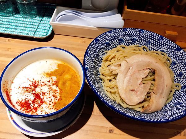 「海老泡つけ麺 大盛＋チャーシュー1枚」@麺 TOKITA 半蔵門店の写真