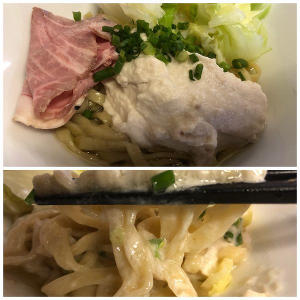 「鯛白子和え玉400円」@と多゛食堂の写真