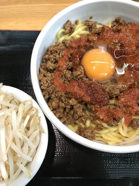 「辛まぜそば」@味噌麺処 花道庵の写真