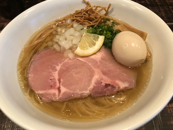 「塩そば800円、味玉」@麺や 結の写真
