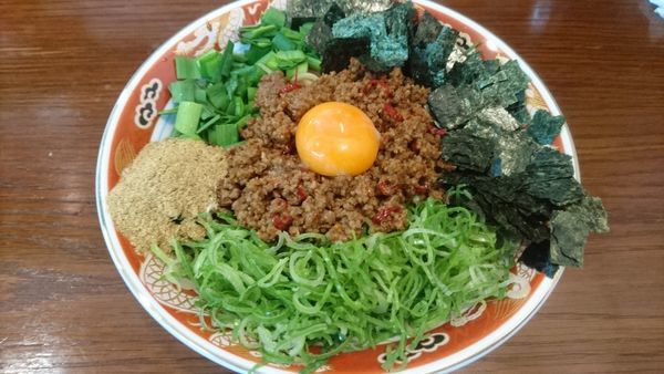 「台湾まぜそば」@ラーメンかなやの写真