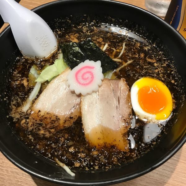 「焦がし味噌ラーメン」@博多焦がし味噌専門 五行 ラーメン滑走路店の写真