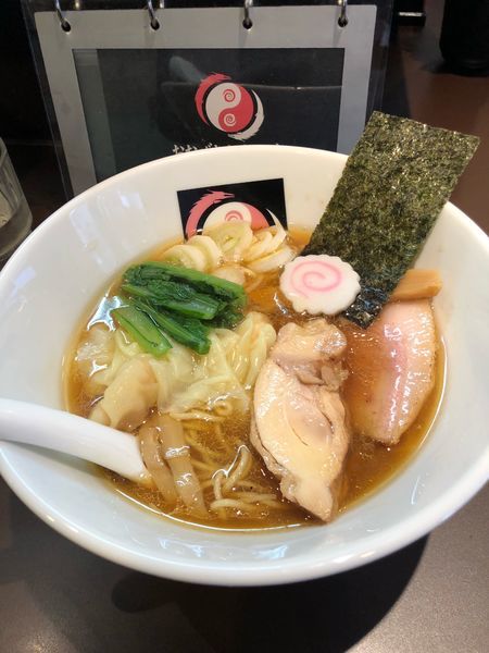 「ワンタン中華そば」@おおぜき中華そば店の写真