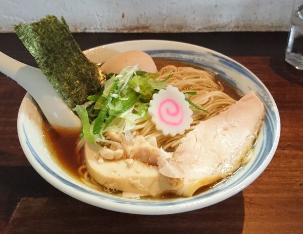 「七種の煮干中華SOBA 大盛」@喜多方ラーメンcafeざくろの写真