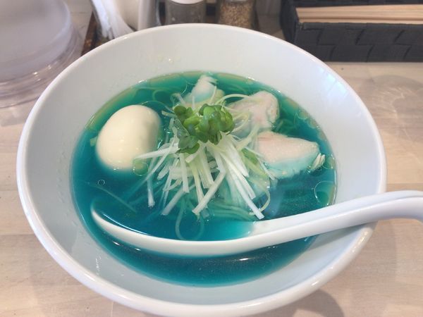 「鶏清湯 青」@濃厚鶏出汁拉麺 吉法師 KIPPOSHIの写真