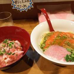 明太ジェノベーゼ＋チャーシュー丼