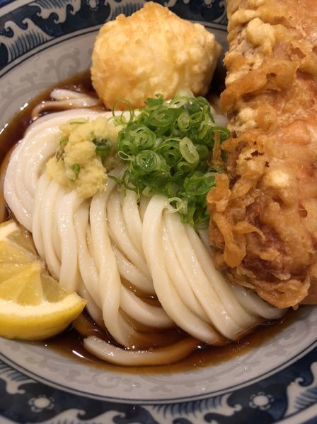 「ちく玉天ぶっかけ」@串かふぇ凡凡屋の写真