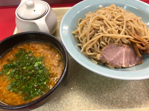 「【期間限定】濃厚海老味噌つけ麺1010円（中盛）」@ラーメン山岡家 水戸城南店の写真