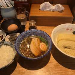 清湯つけ蕎麦＋TKG