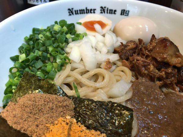 「油そば」@麺Dining Number Nine 09の写真