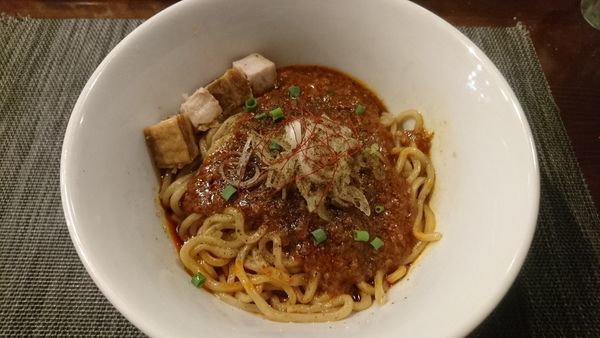 「麻婆まぜそば」@らぁ麺 やまぐち 辣式の写真