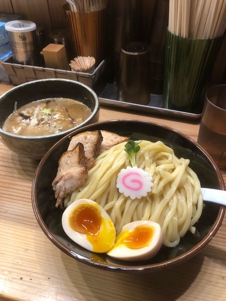 「特製つけ麺 中」@銀座 朧月の写真