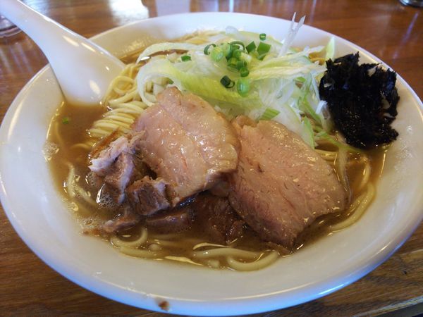 「煮干そば750円(大盛)」@中村屋総本山の写真