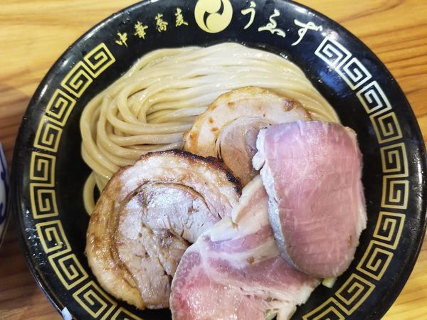 「特製つけめん(並)チャーシューご飯」@中華蕎麦うゑずの写真
